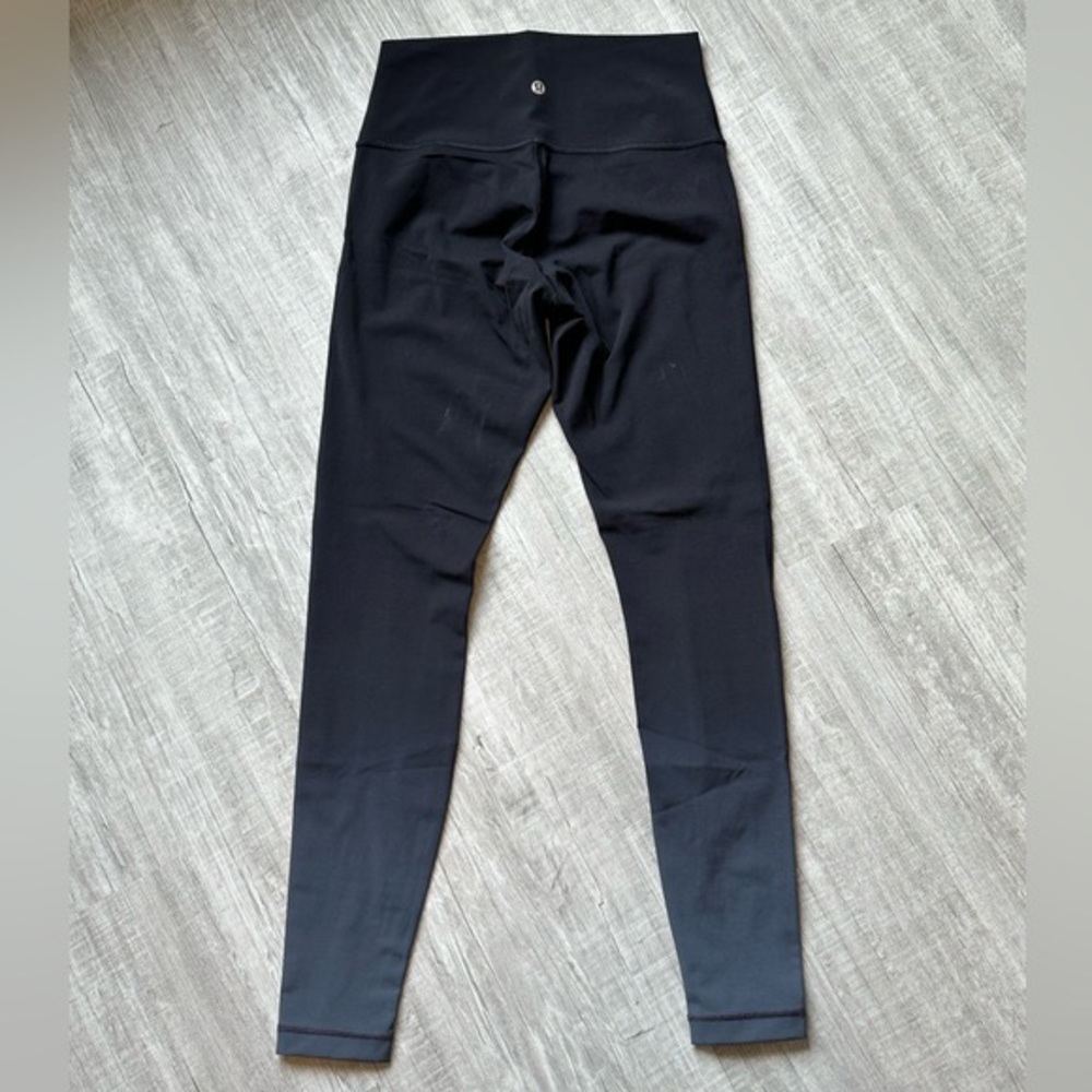 Lululemon Ombré Seamless Leggings/Black/Grey/Size 6